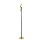 Eglo Lámpara de pie Castelpoto Acero Brushed Latón, Negro 17.6W 2000lm - 830 Luz Cálida | Regulable