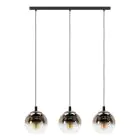 Eglo Colgante De Luz Ariscani 1 Acero Negro | Apta para 3x E27