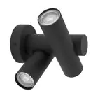 Eglo Luz De Pared Fossignano Aluminium Negro 6W 800lm - 830 Luz Cálida | IP44