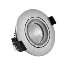 Noxion Foco LED Aqua Ajustable Incombustible Aluminium 6W 400lm 36D - 927 Luz muy Cálida | Recorte 92mm - IP65 - Mejor reproducción de color - Regulable