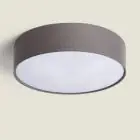 Bright Choice Lámpara LED Esférica Textil Gris | 500mm - Apta para 3x E27 – Max 40W