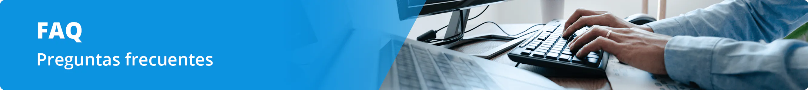 Banner FAQ: preguntas frecuentes