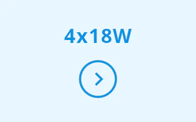 paneles led de reemplazo 4x18W